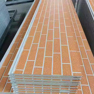Paneles Decorativos Impermeables para Paredes, Paneles Sándwich de Plástico PU, Paneles de Revestimiento Tallados con Grano de <span class=keywords><strong>Madera</strong></span> 3D, Ligeros - Product Image 1