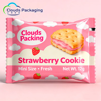 Vente directe d'usine, sacs d'emballage en plastique VMPET personnalisés, vides, thermoscellés, avec fermeture au milieu et au dos, pour biscuits, noix, dattes, bonbons