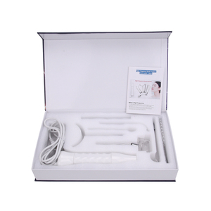 Púrpura de alta frecuencia Electrodo de <span class=keywords><strong>terapia</strong></span> de masaje Facial máquina de piel - Product Image 6