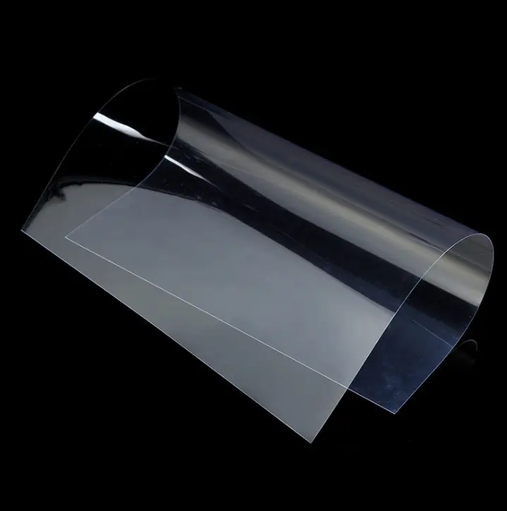 0.25mm thick double side protection rigid PET clear plastic sheets