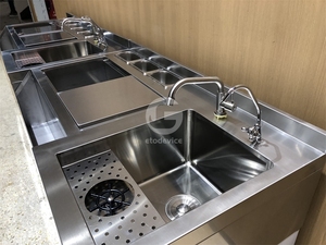 Estación de bar móvil, estación de servicio para camareros, estación de cócteles bajo el bar - Product Image 3