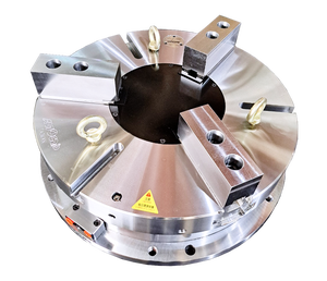 Mandrin hydraulique stationnaire à 3 mâchoires pneumatiques en acier - Product Image 2