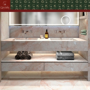 Plans <span class=keywords><strong>de</strong></span> toilette en marbre <span class=keywords><strong>de</strong></span> quartz rose PINKURA pour salles <span class=keywords><strong>de</strong></span> <span class=keywords><strong>bain</strong></span> haut <span class=keywords><strong>de</strong></span> gamme, suites d'hôtels, centres <span class=keywords><strong>de</strong></span> spa, finition des bords <span class=keywords><strong>sur</strong></span> mesure - Product Image 6