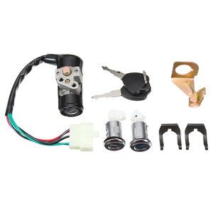 Ensemble de clés universelles pour interrupteur de démarrage et bouchon de réservoir de carburant, pour Scooter et moto 50cc GY6 150cc 139QMB, pièces de rechange en alliage d'aluminium - Product Image 2