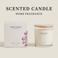 Bougies parfumées en cire d'abeille dans un bocal en verre, idéales pour l'ambiance festive, la décoration intérieure et comme cadeau de mariage - Offre Spéciale