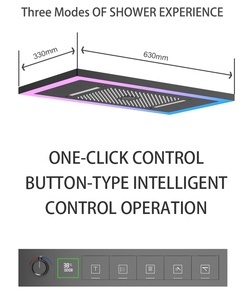 Nuevo Diseño de Cabezal de Ducha con Cascada de Techo, Sistema de Música LED, Ducha Termostática Digital para Baño con Música - Product Image 5
