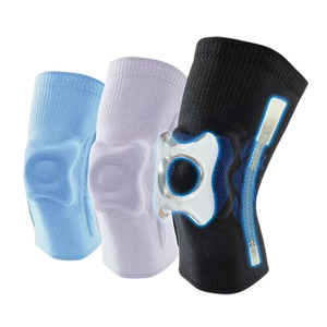 <span class=keywords><strong>Genouillère</strong></span> professionnelle en silicone flexible en forme de X, grande taille, anti-collision, compression, haute élasticité, pour le basketball et le yoga - Product Image 6
