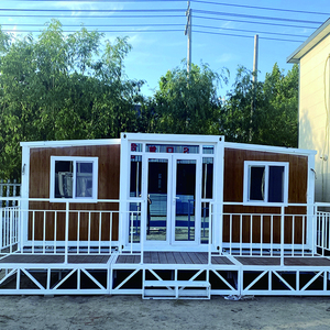 Cách âm 20ft 40ft prefab mở rộng container nhà đúc sẵn xách tay 40ft 20ft prefab mở rộng container nhà - Product Image 3