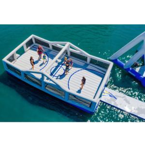 Bán hot chất lượng cao 0.9 mét PVC chất liệu nổi Inflatable thể thao dưới nước nền tảng Inflatable pickleball Tòa - Product Image 1