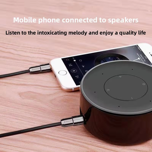 <span class=keywords><strong>สาย</strong></span>เครื่องเสียงรถยนต์ QS3401 3.5มม. ตัวผู้กับตัวผู้ <span class=keywords><strong>AUX</strong></span> ชุบทองเพื่อการเชื่อมต่อที่ดีขึ้นสำหรับเสียงและวิดีโอ - Product Image 3