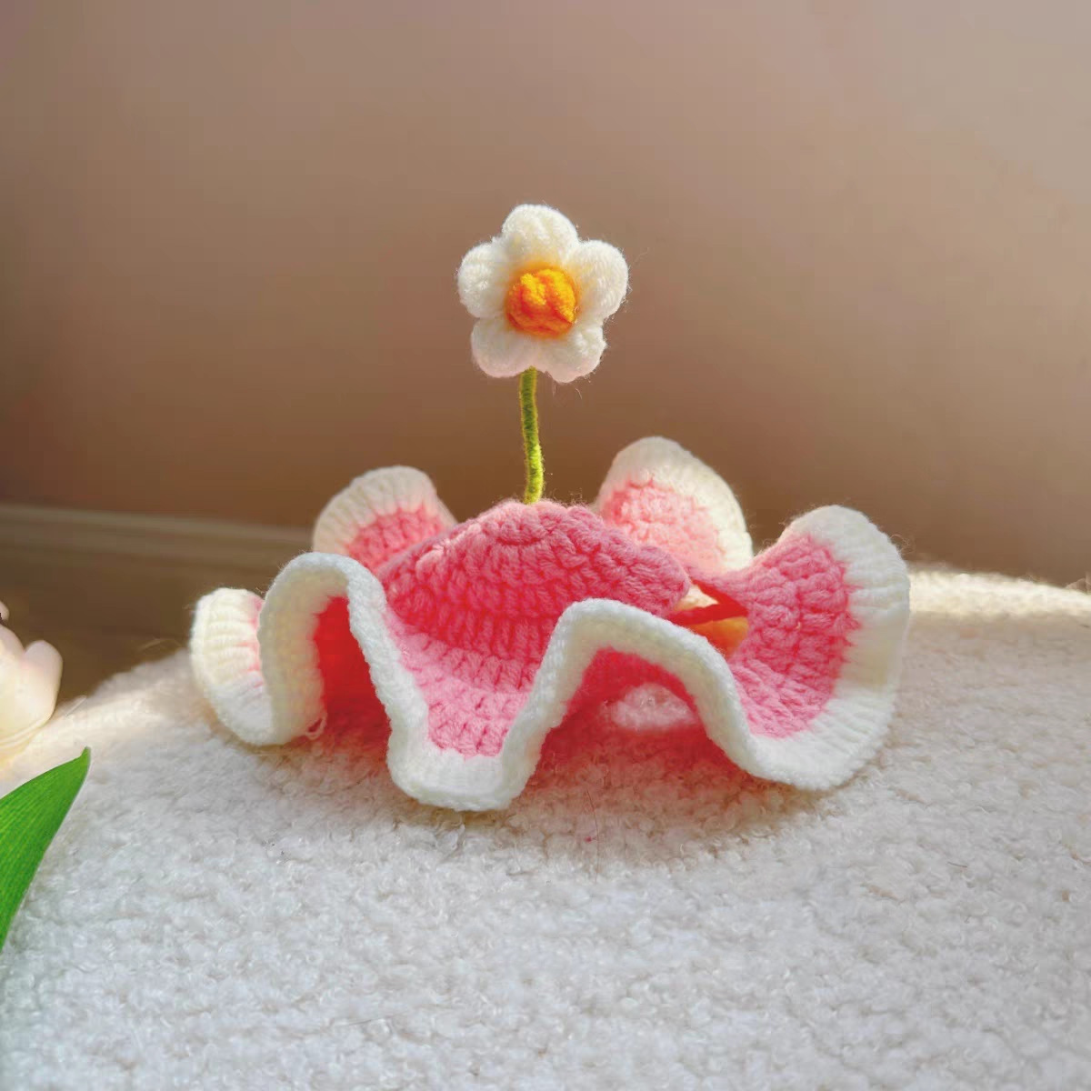 Casquette Pudding Tofu [Rose avec Oreilles]