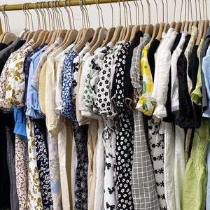 Hot Selling Women Casual <strong>Dresses</strong> <strong>Tops</strong>, &amp; Apparel Random Mix Bulk Bales Random Mix Clothes Wholesale Southeast Asia Stock - Product Image 6