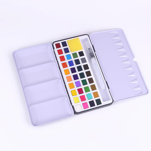 Caja de hojalata de gran oferta, pastel de acuarela, <span class=keywords><strong>cartel</strong></span> de acuarela, caja de pintura de Color - Product Image 5