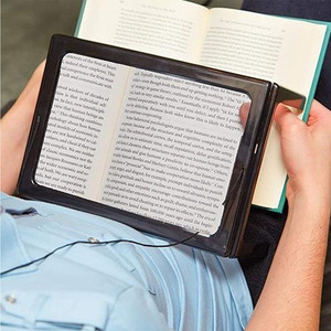<span class=keywords><strong>Lupa</strong></span> LED A4 con luz, manos libres, de escritorio, plegable, de página completa, para lectura - Product Image 5