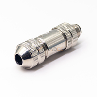 Connecteur M12 4 broches mâle-femelle, codes A, B, D, droit ou coudé, en plastique ou métal, blindé, câblable sur site, bornes à vis, IP67