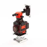 Niveau laser 4D 16 lignes, auto-nivelant, faisceau vert à 360 degrés, batterie rechargeable pour l'installation de carrelage et de revêtements muraux