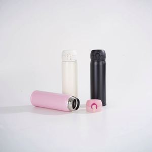 Gobelet à bulles de thé de 450 ml, double paroi, isolé sous vide, en acier inoxydable, bouteille d'eau de sport, gourde portable - Product Image 4