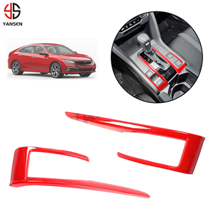 Autoadesivo della copertura dell'abs della struttura della scatola del cambio in fibra di carbonio per <span class=keywords><strong>Honda</strong></span> <span class=keywords><strong>Civic</strong></span> 10th Gen - Product Image 1