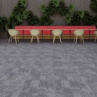 Dalles de moquette et revêtements de sol ignifuges de luxe pour la maison et le bureau, écologiques, en nylon, carrées 50x50