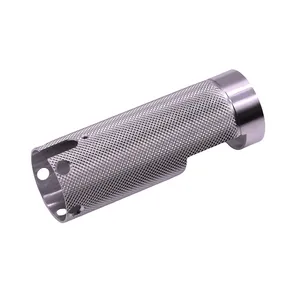 JIYAN OEM Customized High Quality Grooved Locking CNC Turning Stainless Steel Diamond Knurled Parts