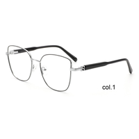 Gafas de Lectura Unisex YJ703 con Marco Metálico Cuadrado de Aro Completo - Diseño Ligero y Moderno para Adultos
