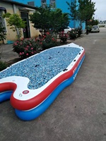 Mega Stand Up Paddle Boards planche géante gonflable SUP de grande taille pour l'équipe