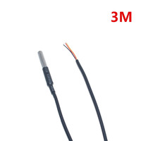 DS18B20 Modul Sensor Suhu Kit Tahan Air 100CM Kabel Sensor Digital Stainless Steel Probe Terminal Adapter UNTUK Arduino