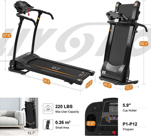 Équipement d'exercice <span class=keywords><strong>pas</strong></span> <span class=keywords><strong>cher</strong></span> <span class=keywords><strong>Petit</strong></span> <span class=keywords><strong>tapis</strong></span> roulant électrique pliable - Product Image 5