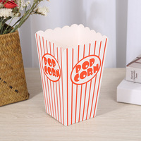 Emballages en carton jetables pour pop-corn, poulet frit, pâtes et snacks, style fantaisie, en matériaux recyclés, vente en gros à prix abordable