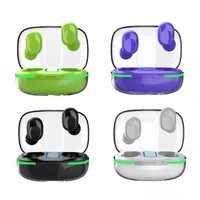 Earphone TWS Model Y90 2026 Hot Top, Earbuds Gaming Nirkabel Sejati dengan Penutup Transparan, Desain In-ear Tahan Air