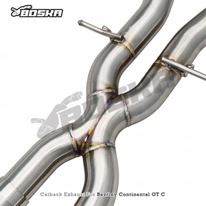 ระบบท่อไอเสียแบบติดตั้งโดยตรงสำหรับท่อไอเสียด้านหลังแบบ Catback V8 4.0T c/gtc 2014-2017 - Product Image 3