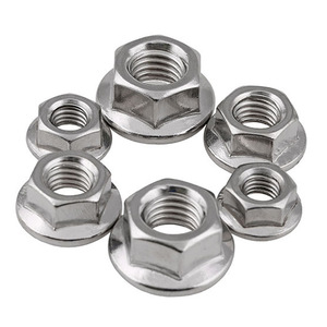 Écrous à bride en acier inoxydable M8 304 antidérapants hexagonaux externes, accessoires pour profilés en aluminium industriels - Product Image 3