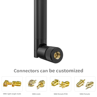 Antenne WiFi double bande longue portée pour intérieur, 2.4G 5.8G, 3dBi 5dBi, connecteur SMA mâle