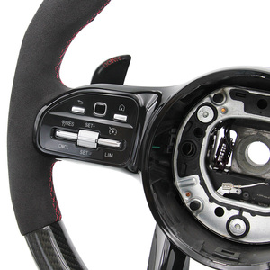 Volante de Alcantara de Carbono Directamente de Fábrica para Mercedes Benz <span class=keywords><strong>AMG</strong></span> W118 W219 W463 C205 <span class=keywords><strong>C220</strong></span> S560 - Product Image 5