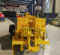 Machine à blocs de béton diesel portable entièrement automatique coupe-briques manuel séparateur de blocs