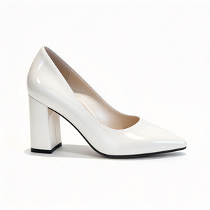 Zapatos de tacón de aguja de charol para mujer, elegantes, sin cordones, con punta, para fiesta, sandalias con lazo de diamantes de imitación, OEM ODM - Product Image 3