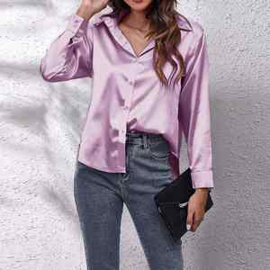 IStapromo Gifts Silk Women Shirt Women Long Sleeve Shirts <b>Blouse</b> Office Lady Satin <b>Blouse</b> Tops Plus Size Women's <b>Blouses</b> & Shirt - Product Image 6