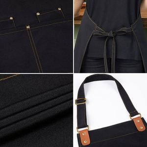 Tablier de travail personnalisé pour salon de beauté, uniforme de restaurant, uniformes d'hôtel, tabliers pour femmes - Product Image 3