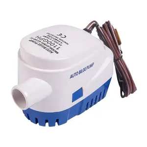 Marine boat 12v / 24v dc 1100GPH pompa di sentina automatica micro pompa ad acqua sommergibile ad energia solare prezzo