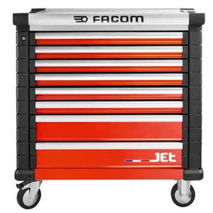 Facom-JET.8M4A ตู้ลูกกลิ้งเจ็ทที่มี8ลิ้นชักและ4โมดูลสำหรับลิ้นชัก (ว่างเปล่า)-EAN 3662424106835การประชุมเชิงปฏิบัติการกลิ้ง - Product Image 3
