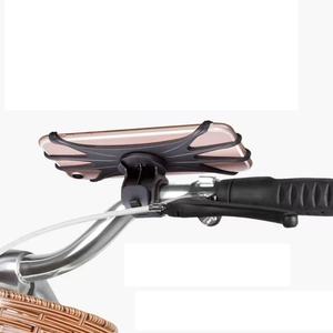 Support de téléphone universel pour vélo de 4,0 à 6,0 pouces, support rotatif en silicone pour guidon de vélo et de moto, utilisation au lit - Product Image 5