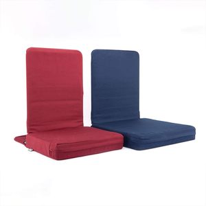 Chaise pliante de sol avec coussin d'assise épais, chaise de sol pour stade avec dossier rembourré, chaise pour loisirs, <span class=keywords><strong>yoga</strong></span> et salle de sport scolaire - Product Image 5