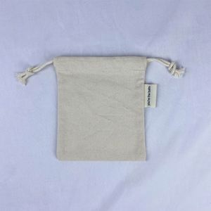 Moisture-Proof <b>Drawstring</b> Bag Cute Cotton <b>Pouch</b> Bag Lightweight <b>Drawstring</b> <b>Pouch</b> Minimalist Style Dust <b>Pouch</b> - Product Image 6