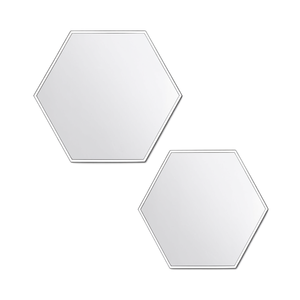 Espejo de Baño Acrílico Hexagonal sin Marco, Diseño de Montaje en Pared - Product Image 2