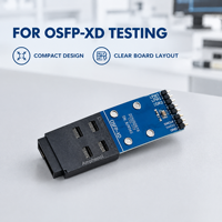 Émetteur-récepteur optique 1,6T de qualité opérateur de télécommunications avec diagnostic à l'activation et carte de test de puissance OSFP-XD, entrée I2C 3,3 V CC 2 A