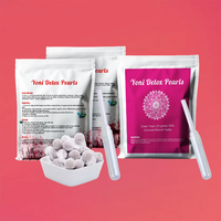 Vente chaude 100% perles de désintoxication Yoni à base de plantes chinoises Detox Pearl Perles de désintoxication vaginale