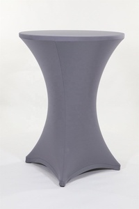 <span class=keywords><strong>Housse</strong></span> de <span class=keywords><strong>table</strong></span> de bistrot en spandex, extensible, pour <span class=keywords><strong>table</strong></span> de cocktail, offre spéciale - Product Image 4
