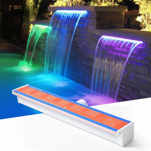 Fontaine décorative d'extérieur pour piscine d'hôtel ou de maison de campagne, effet <span class=keywords><strong>cascade</strong></span>, descente d'<span class=keywords><strong>eau</strong></span> pour piscines - Product Image 1
