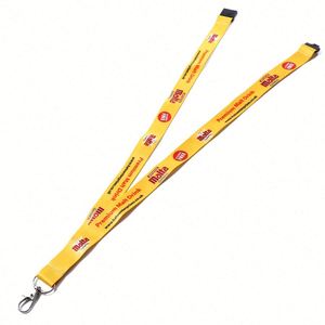 Cadeau promotionnel, lanyards personnalisés en polyester imprimés numériquement et en sérigraphie, design personnalisé avec logo - Product Image 3