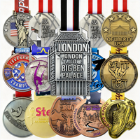 Médaille commémorative de monument urbain, conception personnalisée, écologique, impression UV, métal gaufré 3D, souvenir pour événements et cadeaux